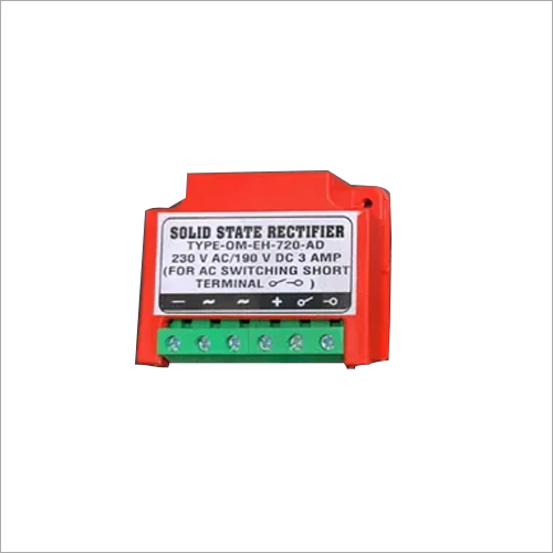 Full Wave Solid State Rectifier - Electromagnetic Copper Brake Coil 55 x 26 x 23 mm , Red , Application: Industrial, Input Voltage: 230V