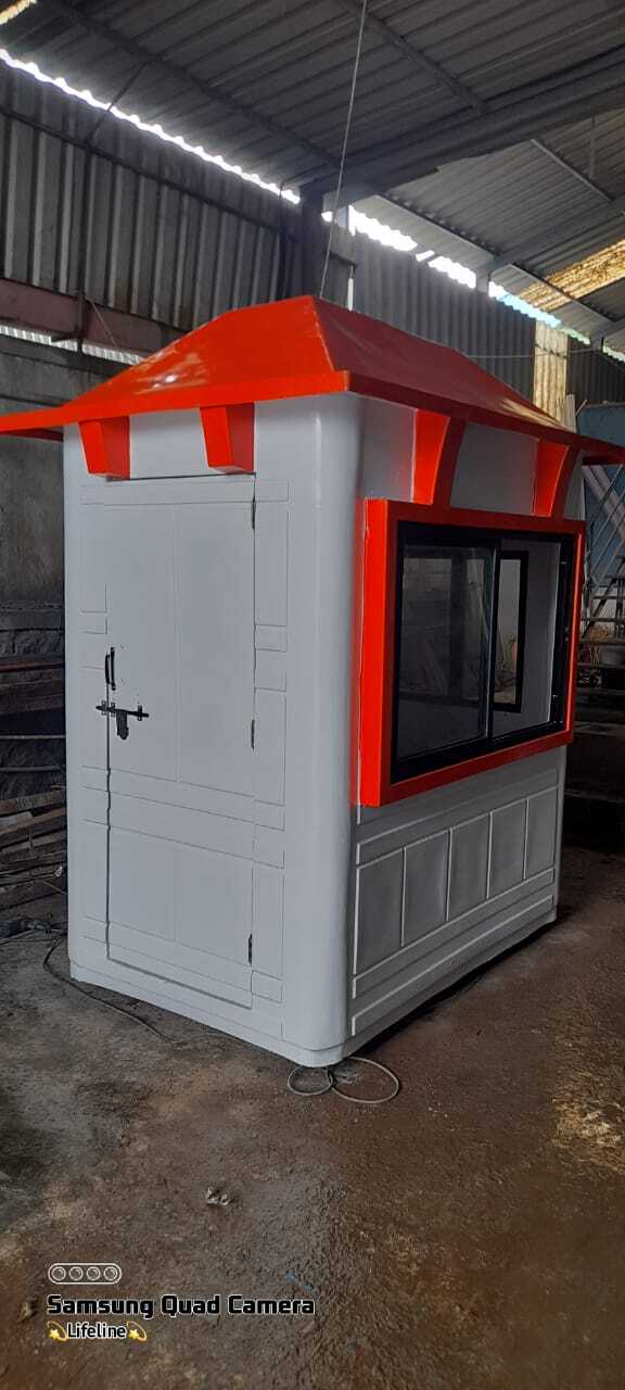 Blue Frp Security Guard Cabin