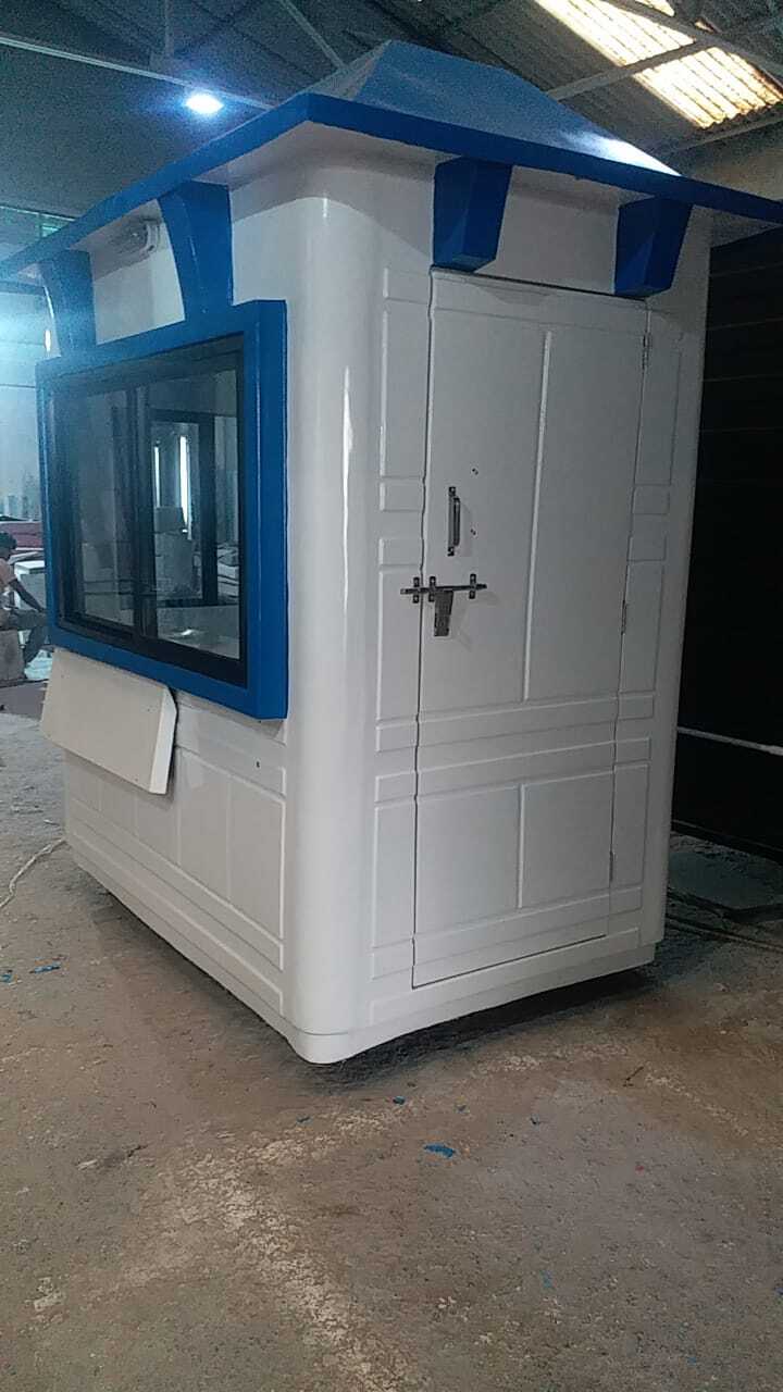 Blue Frp Security Guard Cabin