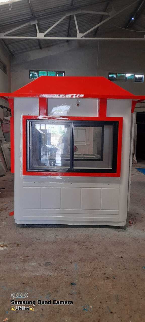 Blue Frp Security Guard Cabin