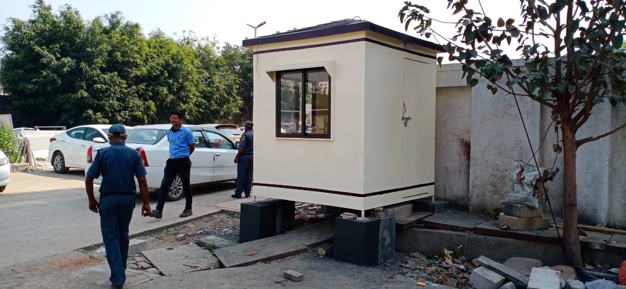 Portable Security Cabin - Frp Material, 8x8x8 Inch Dimensions | Elegant Design, Eco-friendly, Durable With Non-abrasive Finishing