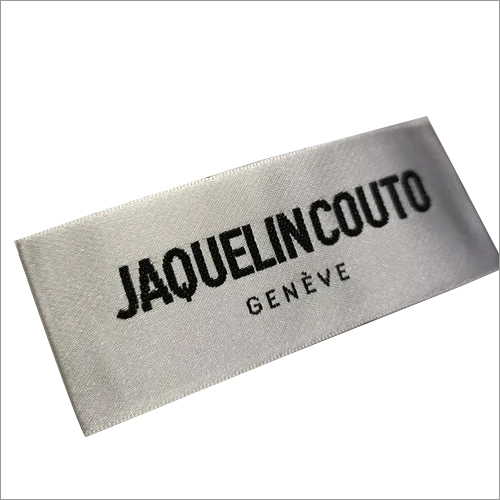 Printed Woven Label - Epoxy Material, Customizable Patterns & Colors | Adhesive For Commercial Use, Versatile For Garment Industries