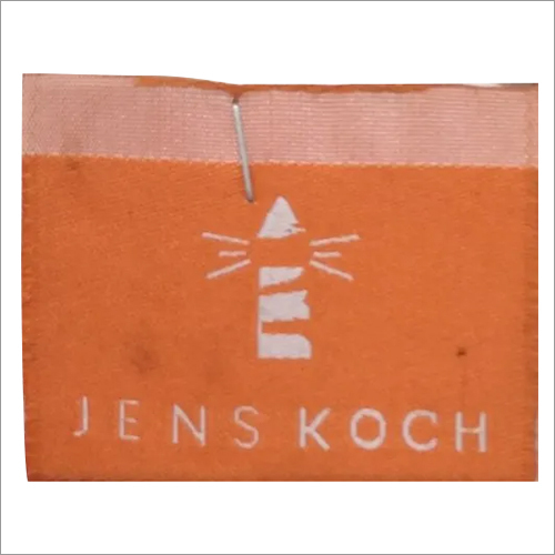 Printed Woven Label - Epoxy Material, Customizable Patterns & Colors | Adhesive For Commercial Use, Versatile For Garment Industries