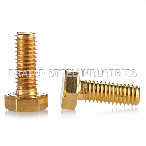 Brass Bolts - Polished Stainless Steel, Industrial Use, Various Sizes for Manufacturing, Construction, Automotive, Furniture & Woodworking