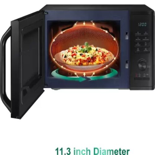 Black Samsung 23 L Grill Microwave Oven