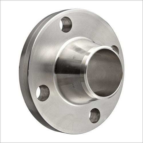 Carbon Steel Weld Neck Pipe Flange - 6 Inch, Silver Color, Corrosion Resistant Material