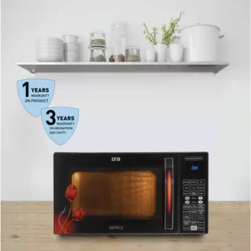 Black Ifb 30 L Convection Microwave Oven