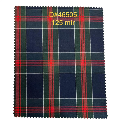 Multicolour 125M Uniform Checks Suiting Fabric