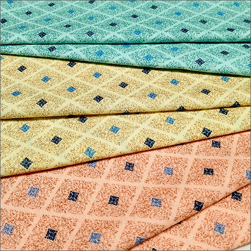 Multicolour Polyester Shirting Fabric