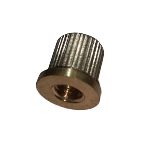 Brass Kruling Insert - Brass, Various Sizes, Golden Color | Rust Resistant, Polished, Highly Durable, Ideal for Electrical Fittings