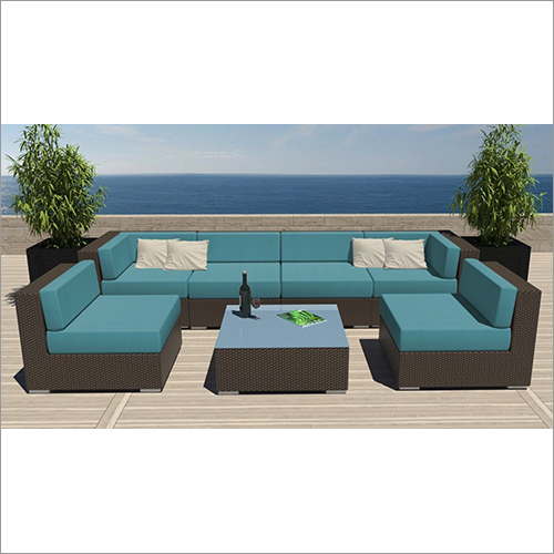 6 Seater Terrace Outdoor Sofa Set Application: Garden