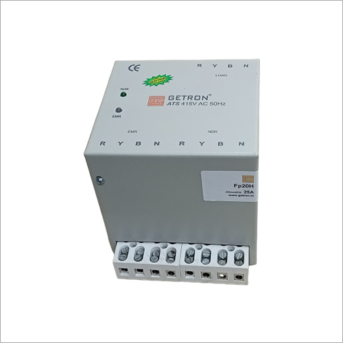 व्हाइट ब्लैक ऑटोमैटिक ट्रांसफर सिस्टम 415v 25a