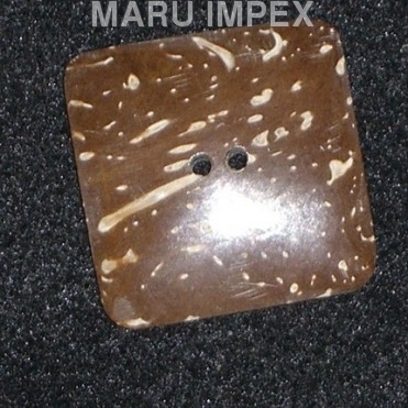 Brown Coconut Shell Button