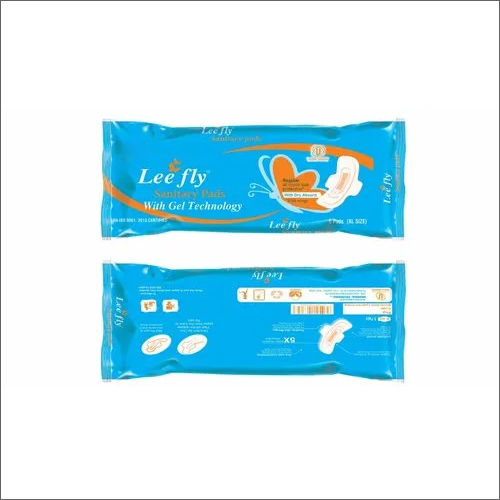 280mm XL Size Gel Sanitary Pad - Cotton Material, XL Size (280mm), White Color | High Absorption, Super Soft Top Surface, Regular Napkins