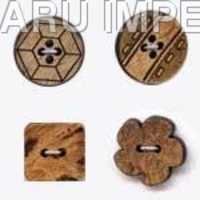 नारियल लकड़ी के खोल बटन