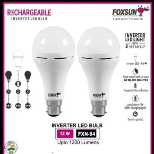 12 Watt Rechargeable Inverter Led Bulb