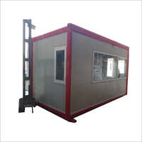 स्टील पोर्टेबल मोबाइल केबिन