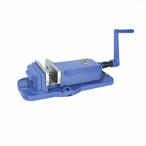 Unique Super Milling Vise Fixed Base 100-200mm - Graded Casting, Special Steel Jaws, Unbreakable Steel Crank Handle, Vertical Rank, V Groove, Heavy Job Support