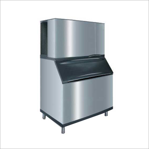 Ice Cube Machine - Galvanized Material, Automatic Operation, Silver Color | Hygienic, Energy Efficient, Perfectly Shaped Crystalline Ice Cubes