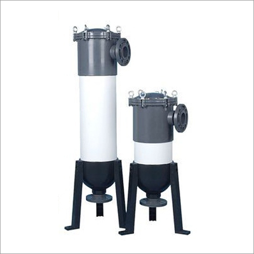 White Industrial Pp Cartridge Filter Housing