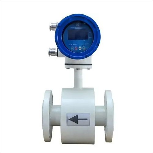 Digital Flow Meter - Metal Build, Different Sizes Available | Digital Display, Industrial Usage, Available in Grey, White, and Blue