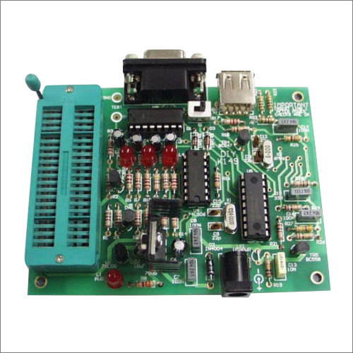Green Microcontroller Programming Board