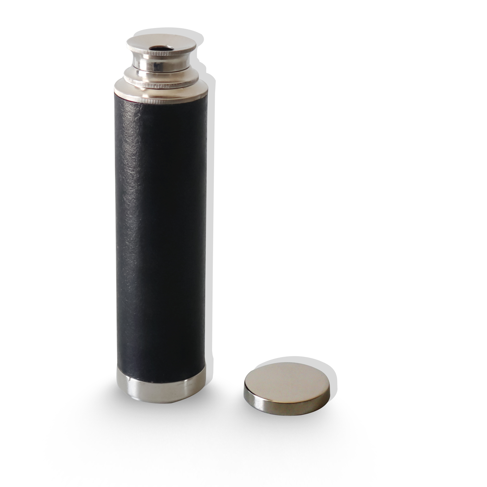 Silver Shiny Nautical Brass Hand Held Telescope Nautical Brass Metal Pirate Navigation Brass Handcraft Telescope