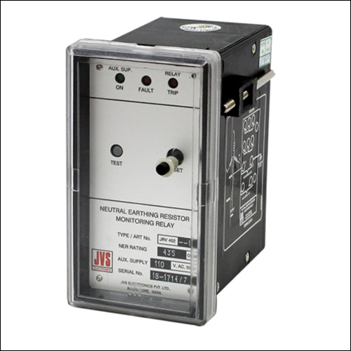व्हाइट जेआरवी 402 माइक्रो प्रोसेसर आधारित न्यूट्रल अर्थ रेसिस्टर मॉनिटरिंग रिले