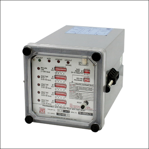 व्हाइट एंड ग्रे Jrv 142 टू शॉट ऑटो रिक्लोज़ रिले