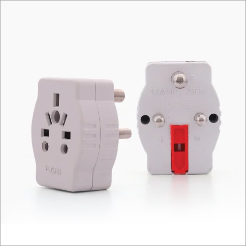 ABS Multi Plug - 16A, 3 Pins | White, IP54 Protection Level, Commercial Use, Warranty Included