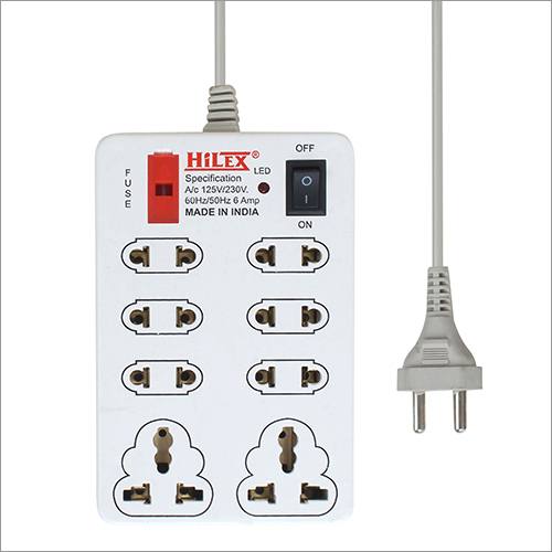 6A Mini Extension Cord - Plastic, 1.8M, 220W, 2 Pin | Industrial Application, IP54 Protection Level