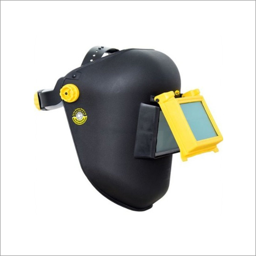 Black-yellow Welding Helmet With Shield