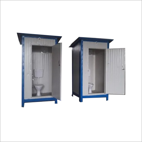 Portable Toilet Cabin - Steel Structure , Pvc Window And Sliding Window Door