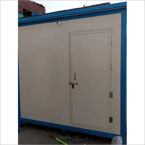 Small Office Cabin - Polyurethane Foam Insulated, 1220x1220x2100 Mm | White Aluminum And Sandwich Panel, Soundproof And Heat Resistant, Suitable For Various Uses