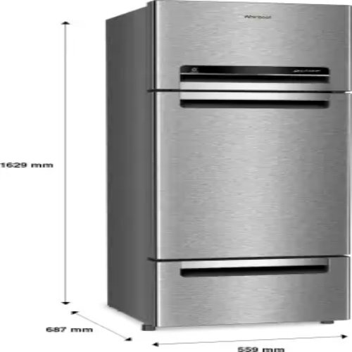 ग्रे व्हर्लपूल 240 L फ्रॉस्ट फ्री ट्रिपल डोर रेफ्रिजरेटर