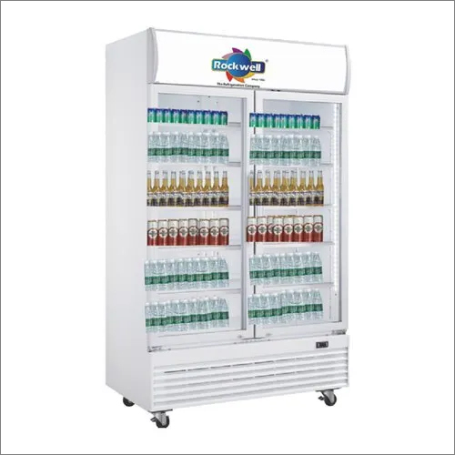RVC1100A Rockwell Visi Cooler - Prepainted Galvanised Steel, 2036x1200x730mm | 1000L Capacity, 2 Doors, +2 to +8°C Temperature Range, 1 Year Warranty