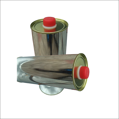 सिल्वर हार्डनर टिन थिनर कंटेनर