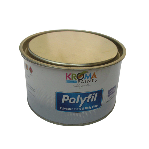 Round Putty Tin Can - Metal, 150x68mm, Multicolor | Cylindrical Shape, Concave Lid For Convenience, Durable And Strong Protection