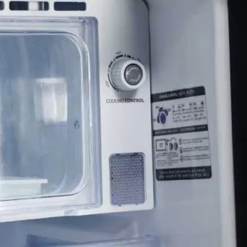 Marroon Single Door Refrigerator With Base Drawer