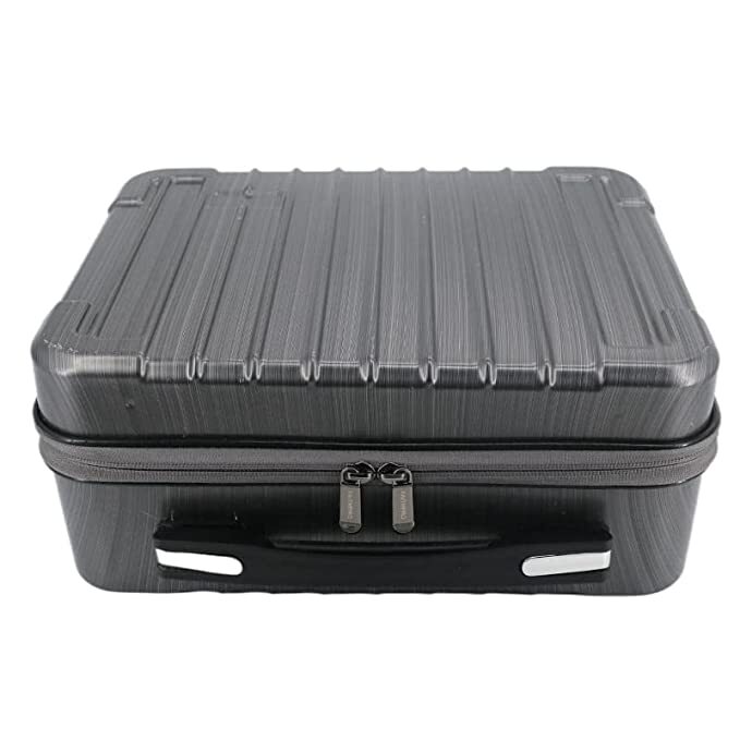 Black Carrying Case Bag For Dji Mini 3 Pro Protective Shoulder Cum Hand Carry Travel Bag (Hard Case With Shoulder Strap(grey))