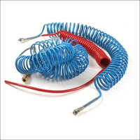 नीली सर्पिल वायवीय नली