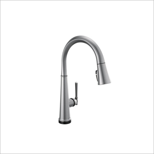 Silver Single Handle Pull Down Kitchen