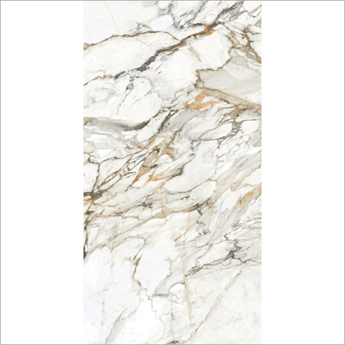Arabescato Tiles - Marble Material, White Base with Grey Veining, Glossy and Textured Finish | Acid-Resistant, Antibacterial, Wear-Resistant, Unique Design Patterns
