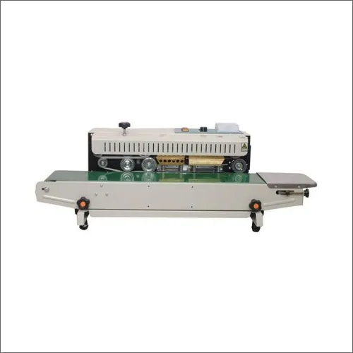 Band Sealing Machine - New Semi Automatic PLC Control | Industrial Grey Design