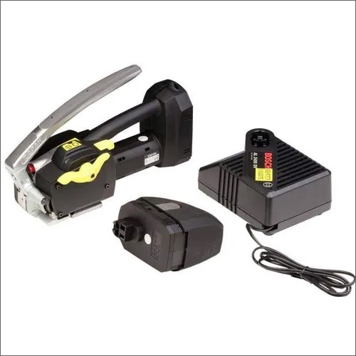Black Automatic Zapak Battery Powered Strapping Tool