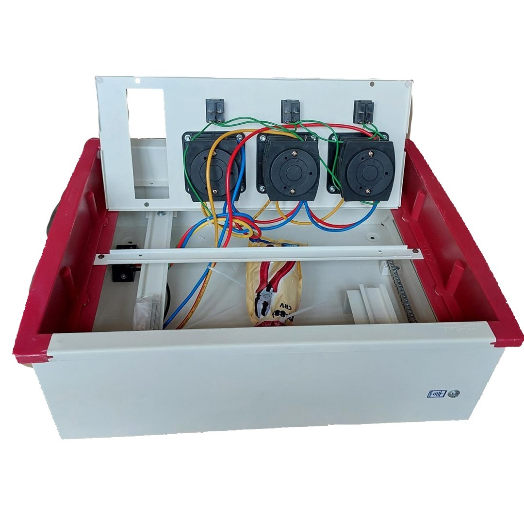 White 6 Way 63a Tpn Phase Selector Rotary Fitted Db