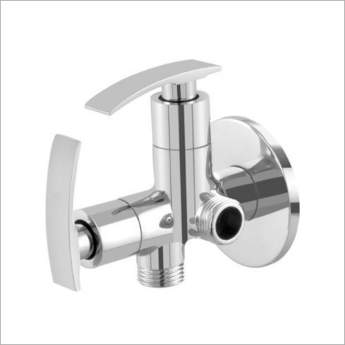 क्रोम प्लेटेड लाइव 2 इन 1 एंगल कॉक