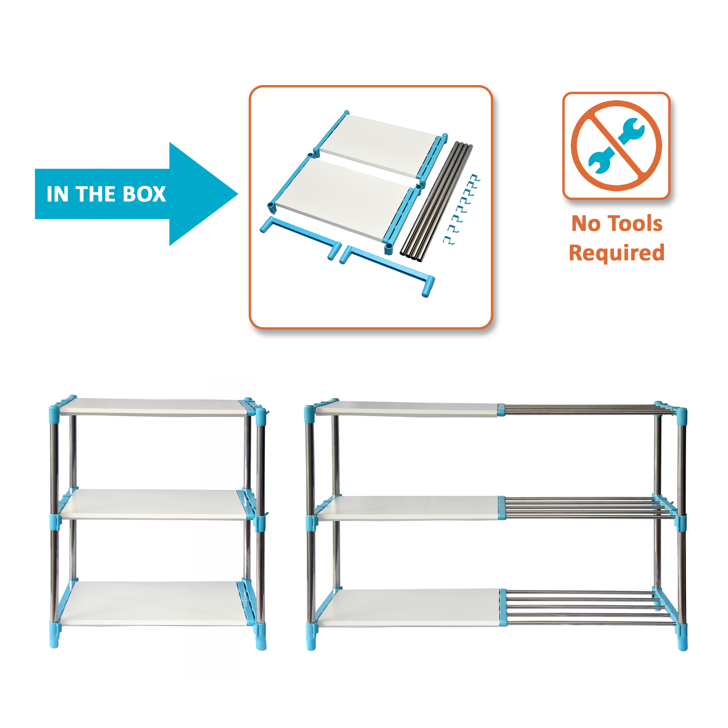 Machine Made 3 Layer Bathroom Racks