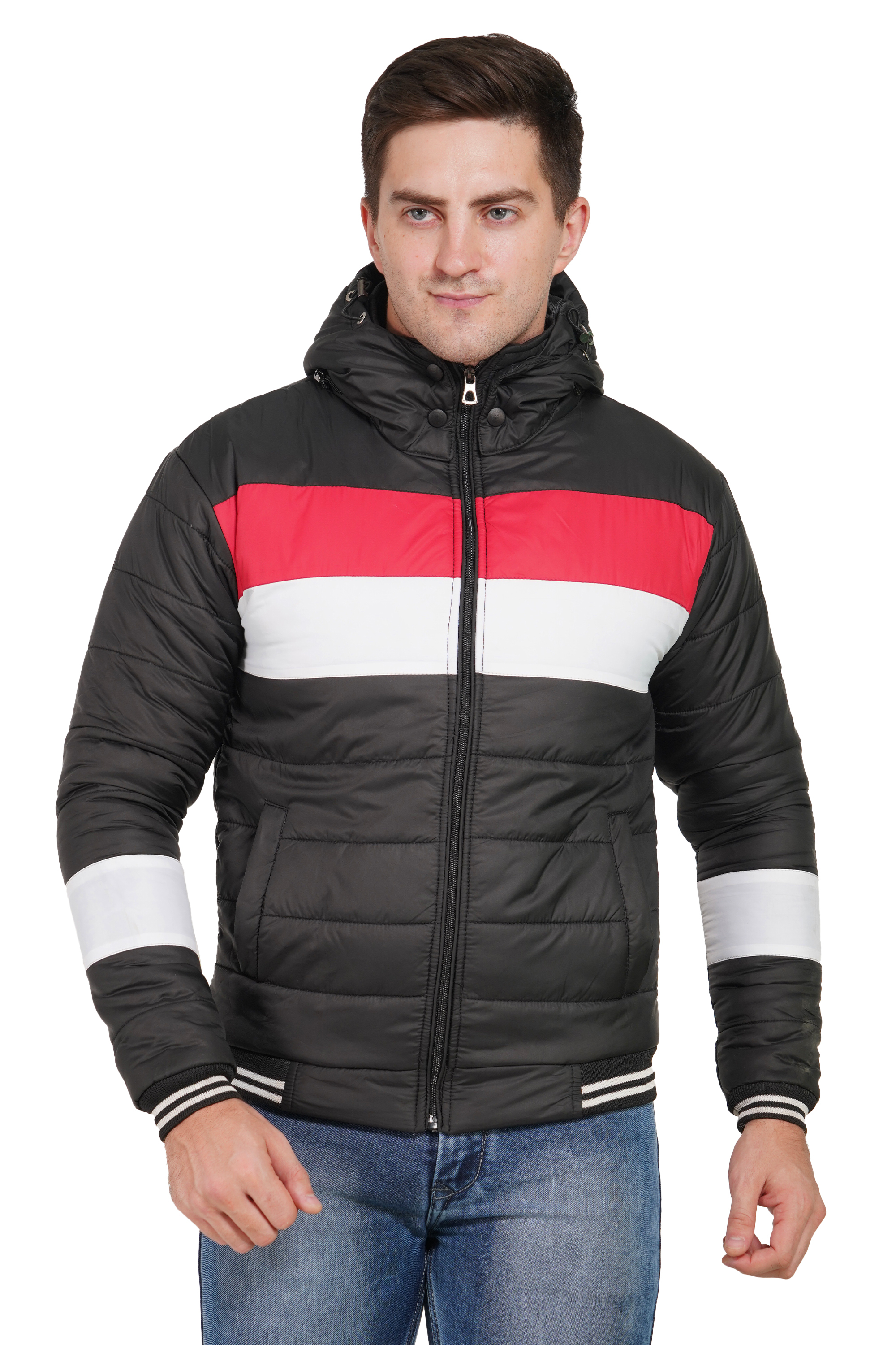 Fullsleeve Jacket1001 - Fur Lined, Hooded Men's Full Sleeve Jacket | Washable, Designed For Boys, Comfortable And Stylish