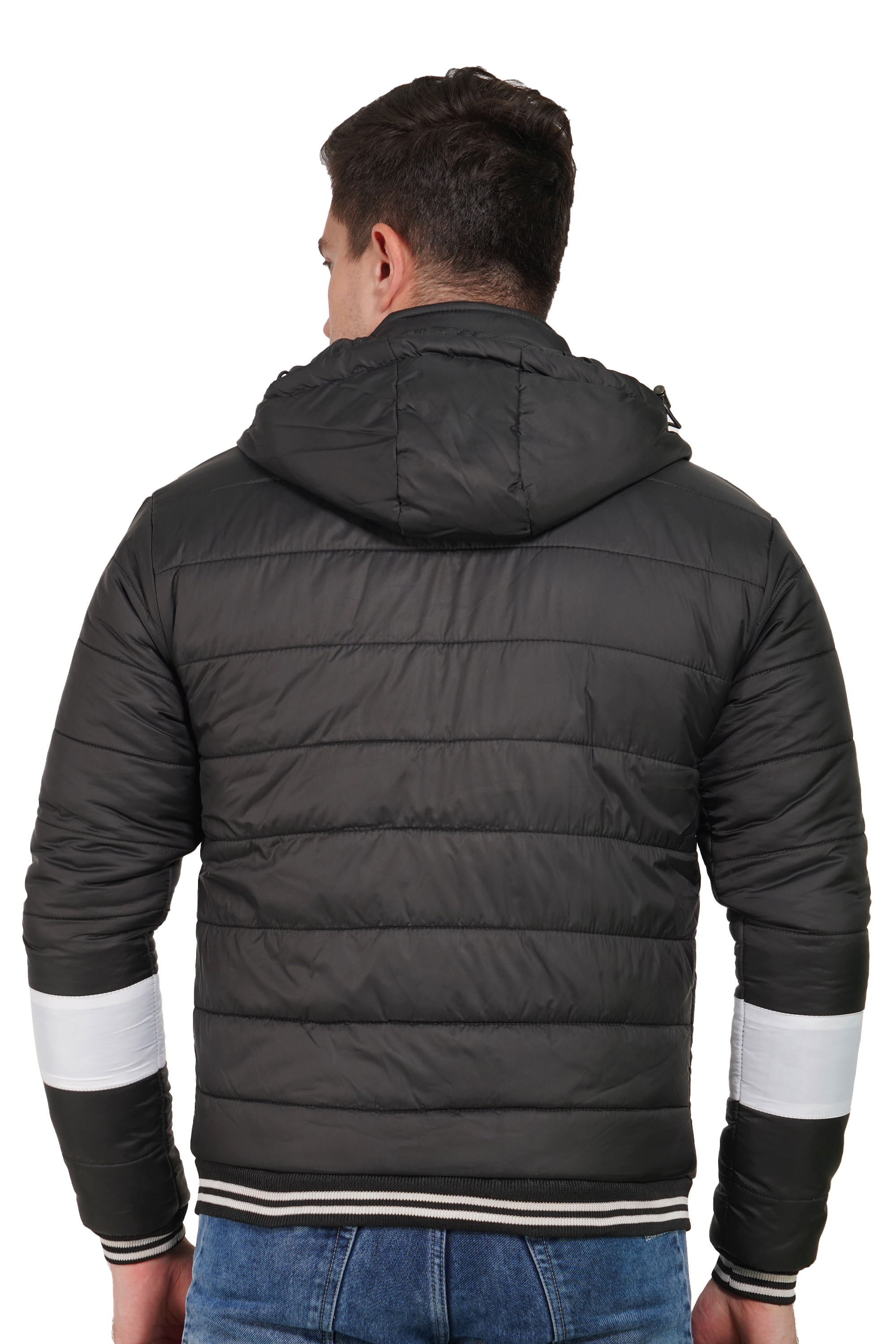Fullsleeve Jacket1001 - Fur Lined, Hooded Men's Full Sleeve Jacket | Washable, Designed For Boys, Comfortable And Stylish